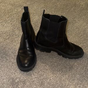 Black Leather Women’s  Boots